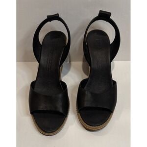 Timberland Earthkeepers Anti Fatigue Leather Open Toe Wedge Heel Womens Size 7.5